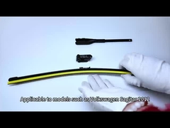 Flexibilidad Limpiezas para automóviles de silicona negra Four Seasons Limpiezas para parabrisas de silicona