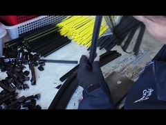 Lámparas de limpiaparabrisas de caucho negro delantero y trasero Lámparas de limpiaparabrisas delanteras delanteras