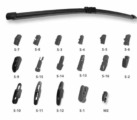 Diseño flexible 18 pulgadas limpiador de automóvil compuesto perfecto para todas las condiciones climáticas